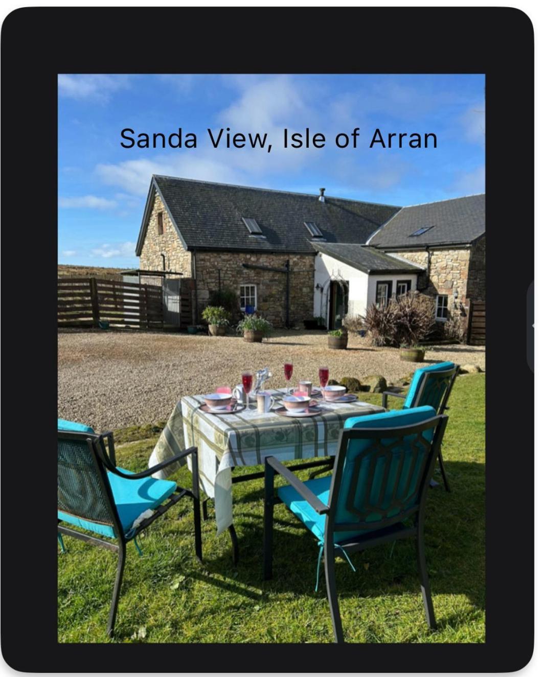 Sanda View, Isle Of Arran Sliddery Exteriör bild